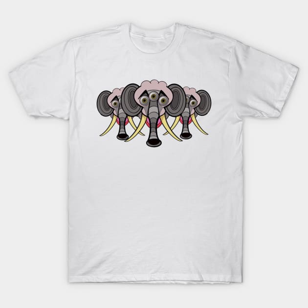 Elephunk Crew T-Shirt by Zenferren